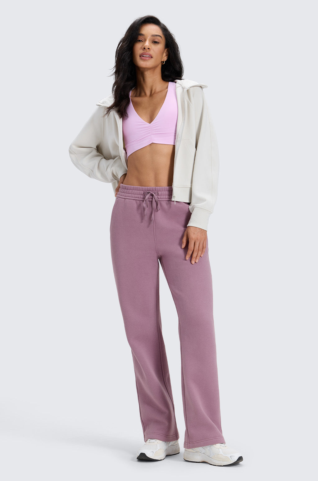 Cotton Fleece Lined Sweatpants 30"