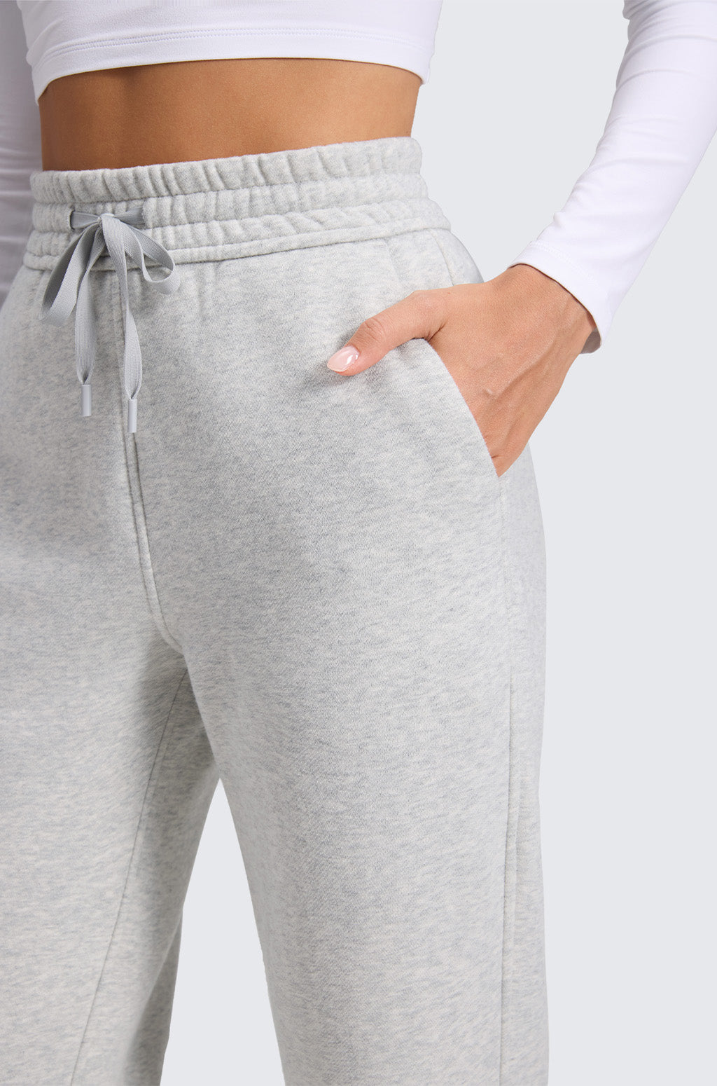 Cotton Fleece Lined Sweatpants 30"