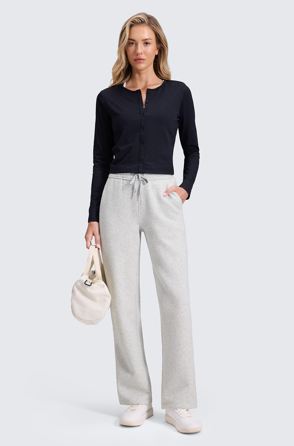 Cotton Fleece Lined Sweatpants 30"