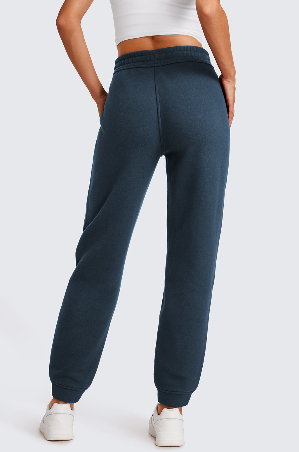 Cotton Fleece Lined Sweatpants 28"