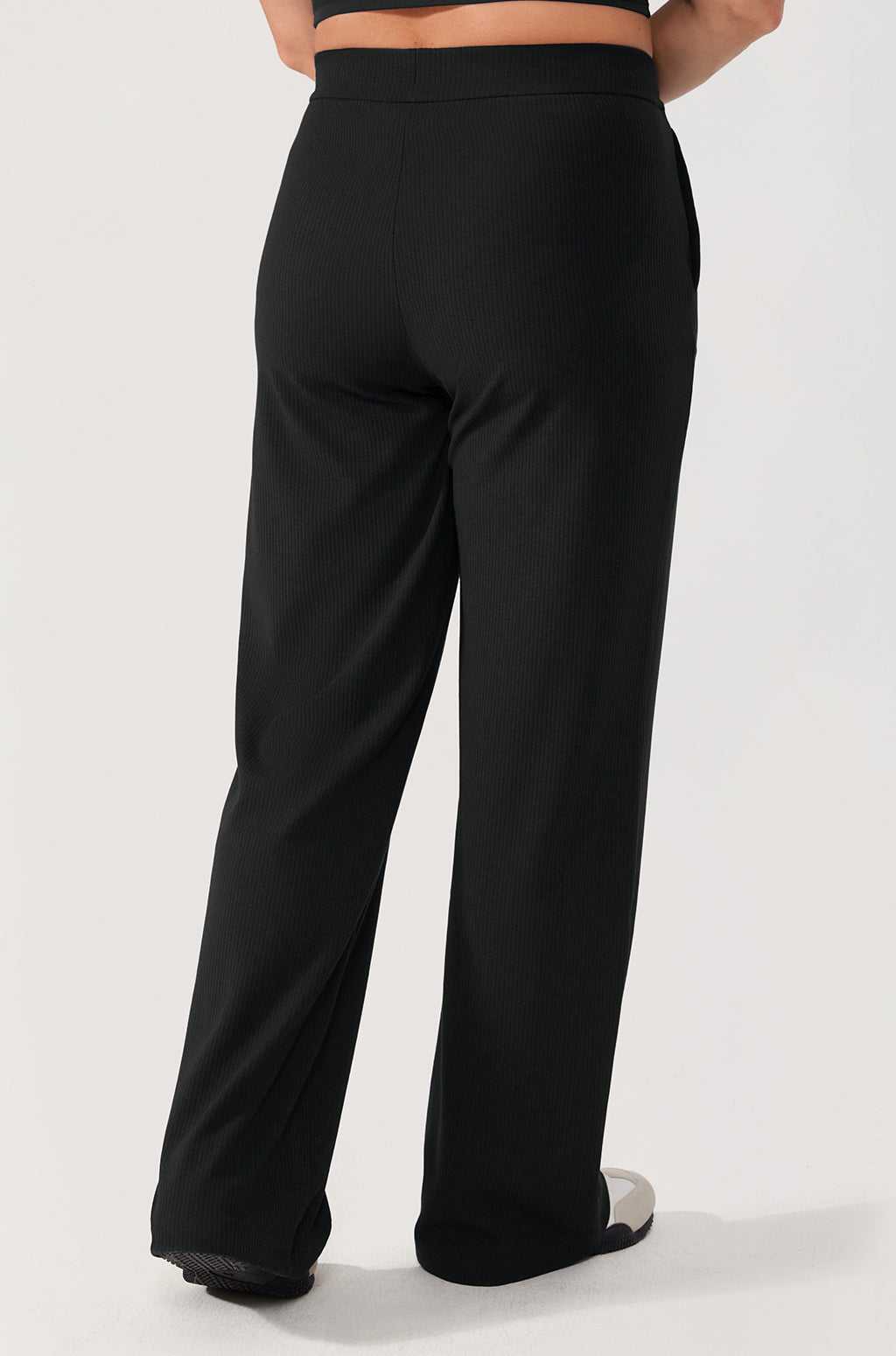 Ribbed Wide Leg Sweatpants 30.5"