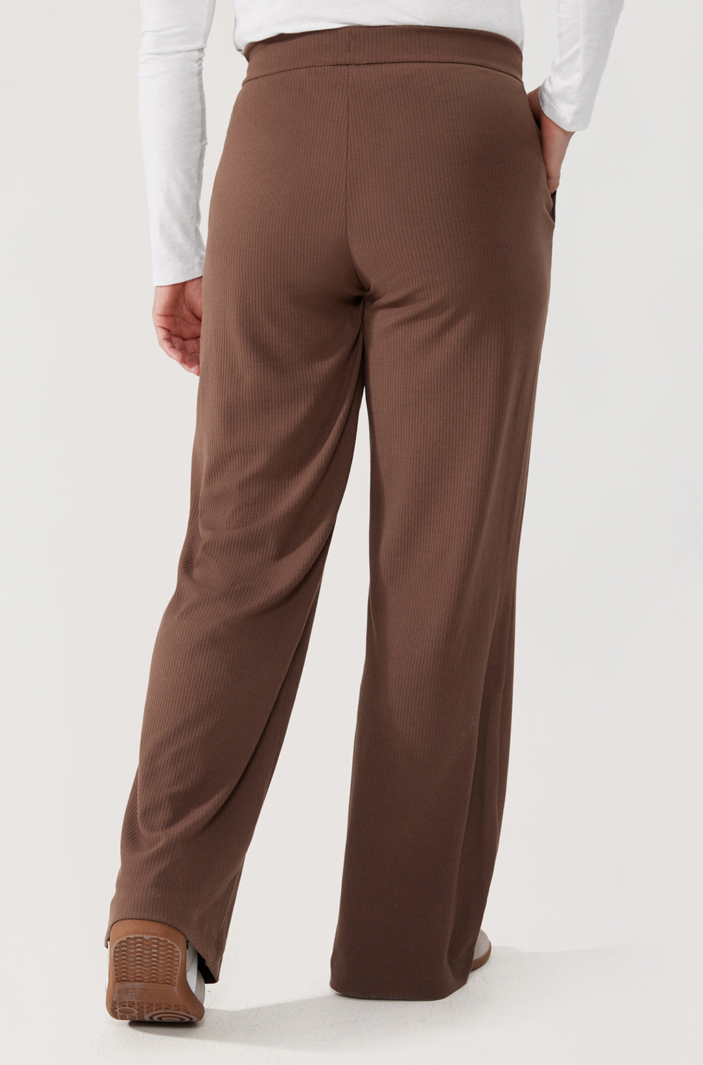 Ribbed Wide Leg Sweatpants 30.5"