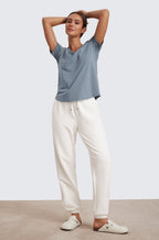 Cotton Fleece Joggers with Pockets 28"