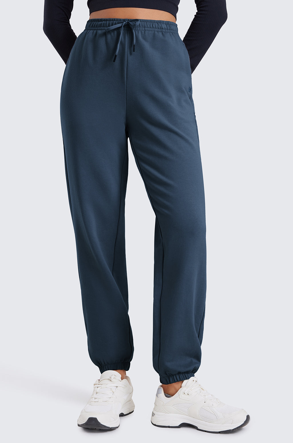Cotton Fleece Joggers with Pockets 28