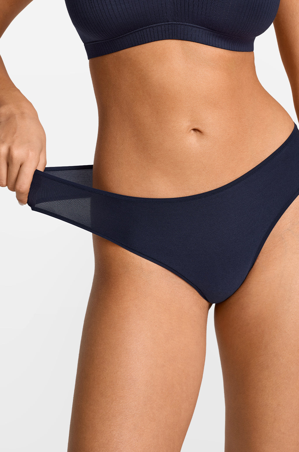 Stretchy Low Rise Thongs 3 Pack