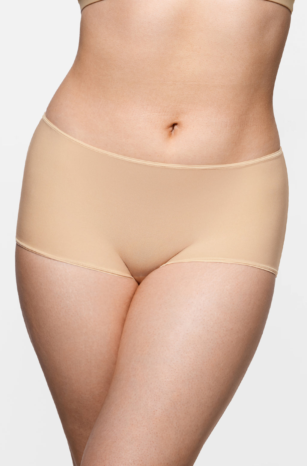 Stretchy Mid Waist Boy Shorts 3 Pack