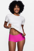 Stretchy Mid Waist Boy Shorts 3 Pack