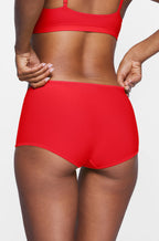 Stretchy Mid Waist Boy Shorts 3 Pack