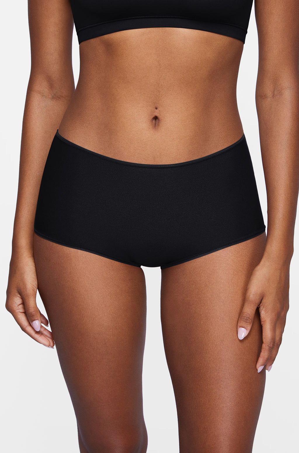 Stretchy Mid Waist Boy Shorts 3 Pack