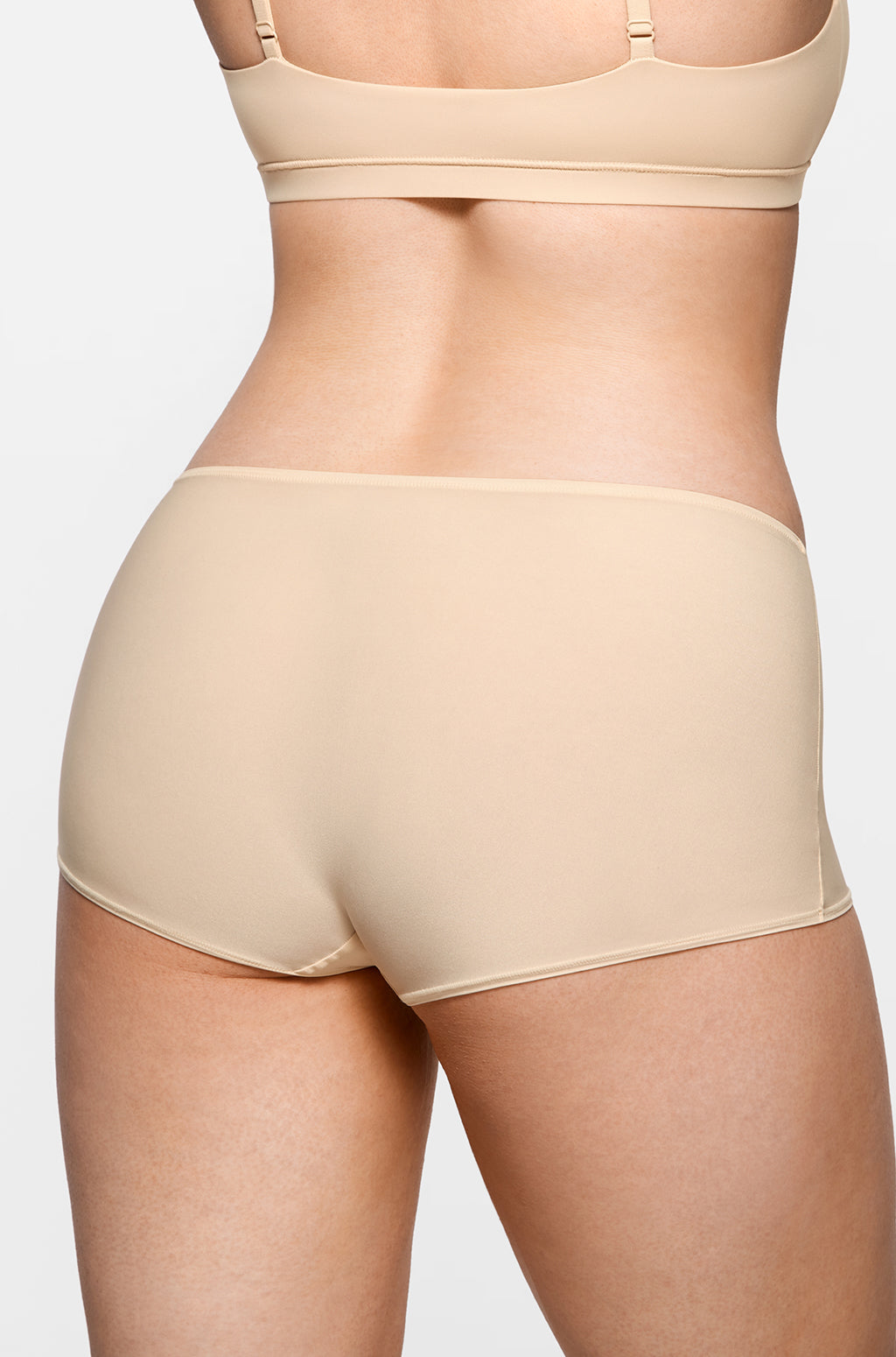 Stretchy Mid Waist Boy Shorts 3 Pack