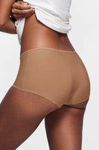 Stretchy Mid Waist Boy Shorts 3 Pack