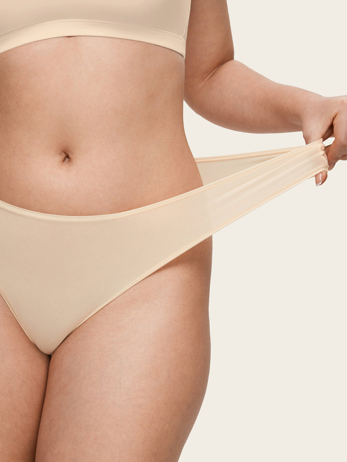 Cheeky High Cut Bikini 3 Pack