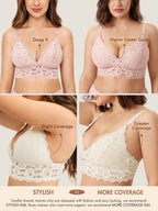 More Coverage Lace Nursing Bralette