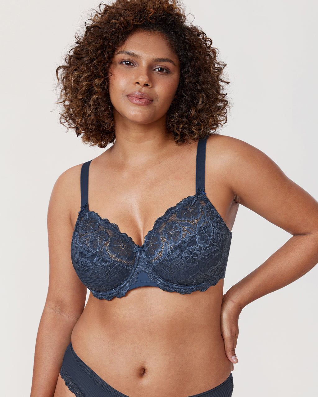 Floral Lace Underwired Bra