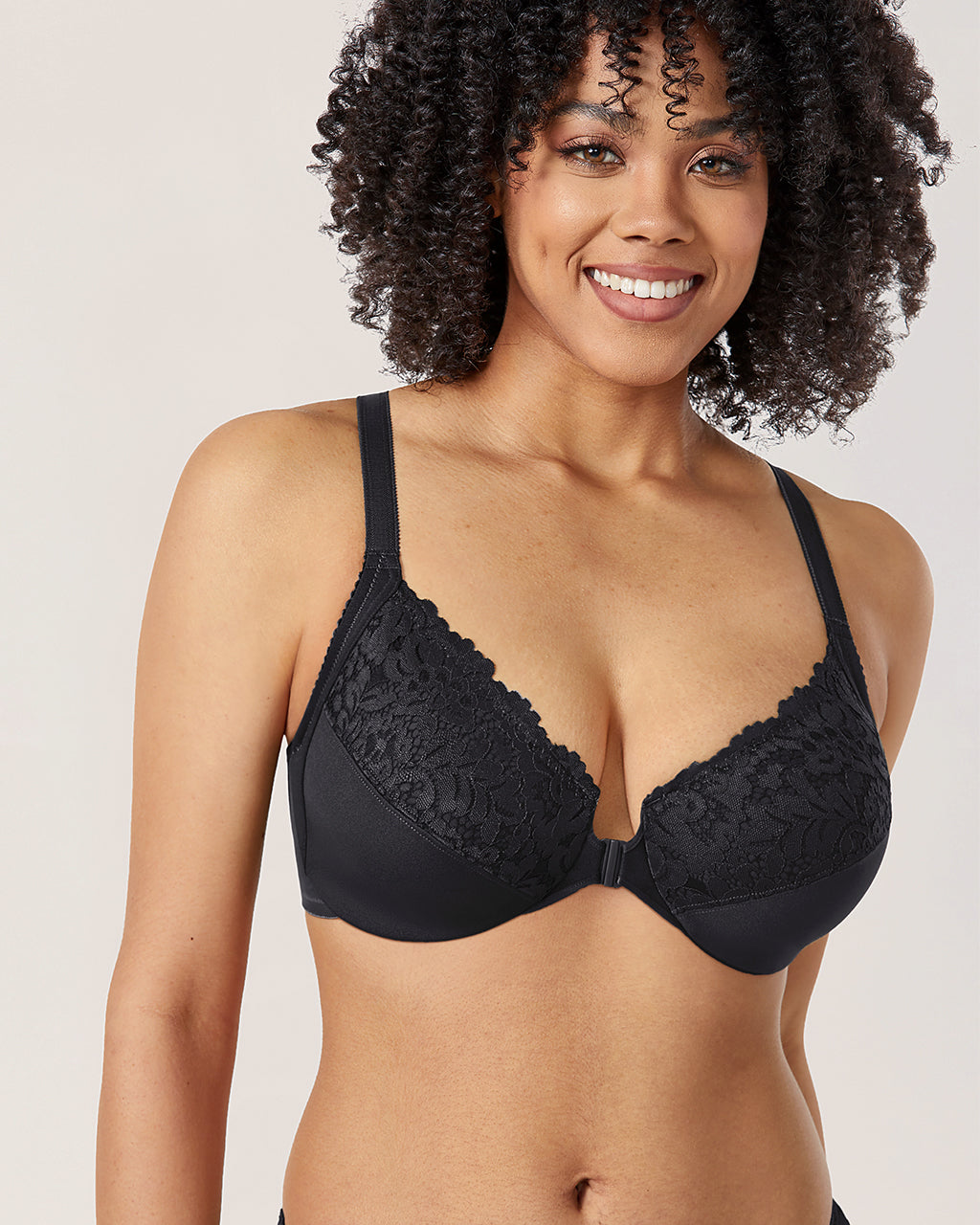 Lace Front Closure Bra