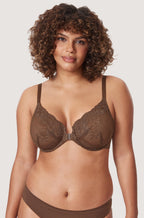 Vintage Lace Front Closure Bra