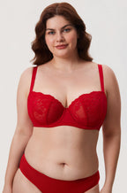 Vintage Lace Balconette Bra