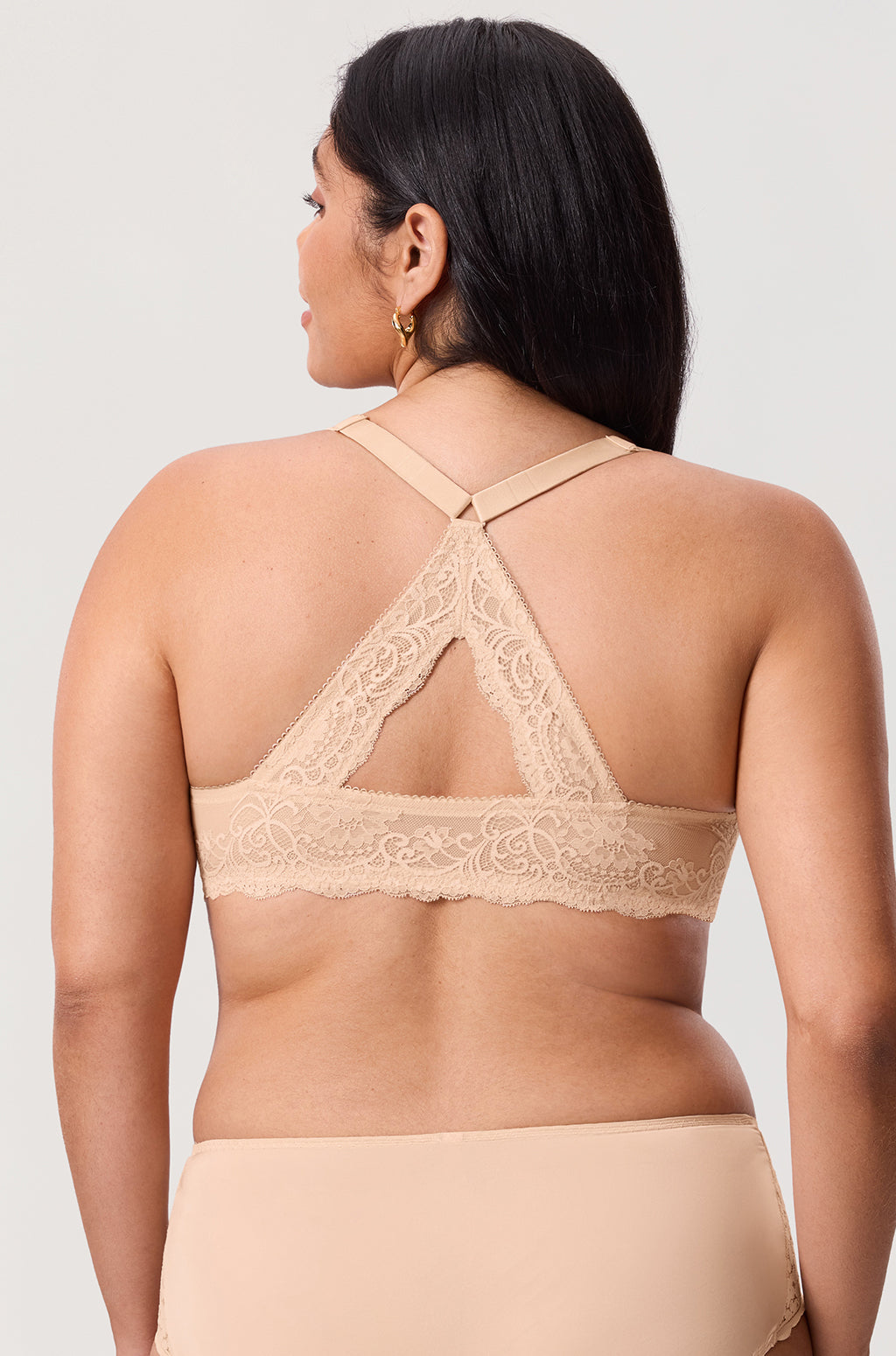 Vintage Lace Racerback Bra