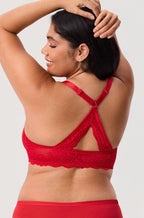 Vintage Lace Racerback Bra
