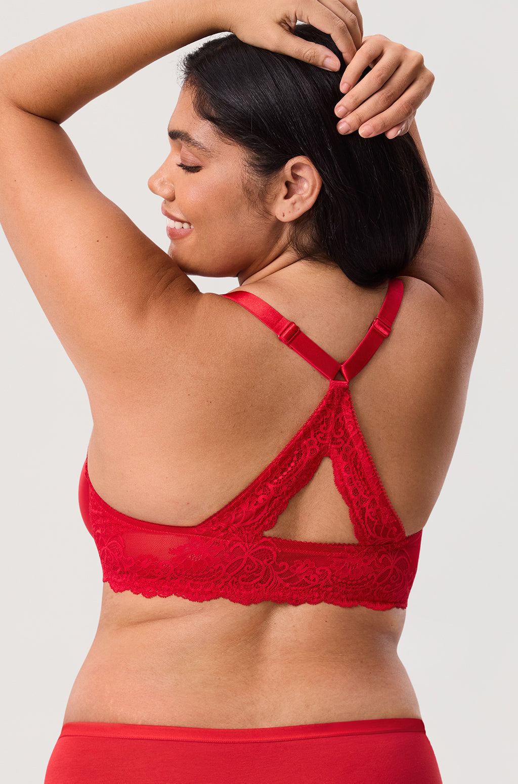 Vintage Lace Racerback Bra