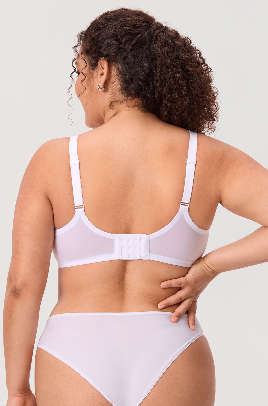 Full Coverage Sheer Mesh Lace Bra