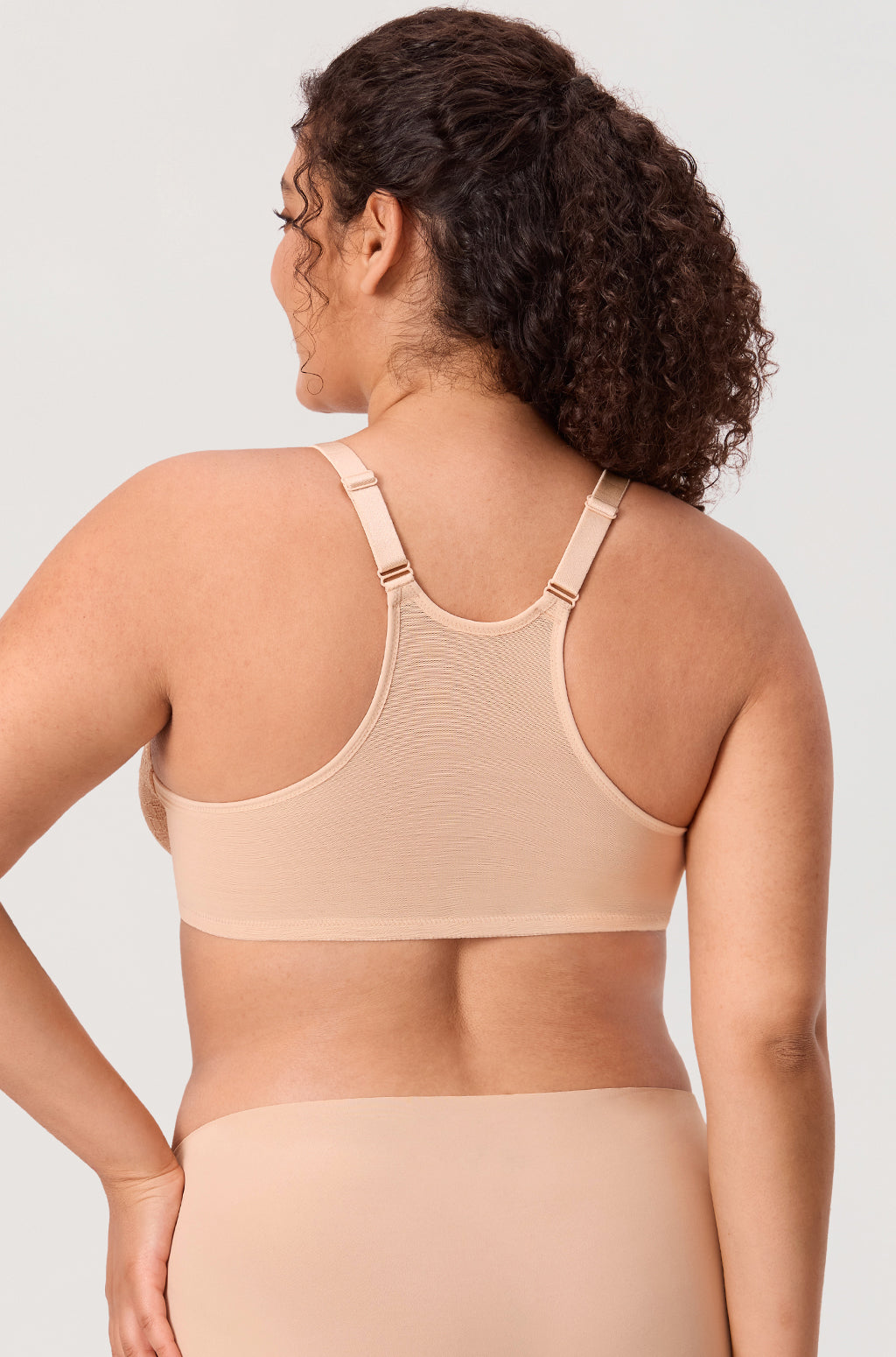 Full Coverage Front Closure Racerback Lace Bra