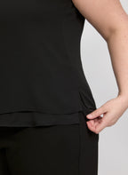Layered Sleeveless Blouse