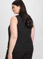 Layered Sleeveless Blouse