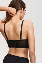 Eyelash Lace Corset Bra Top
