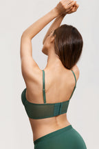 Eyelash Lace Corset Bra Top